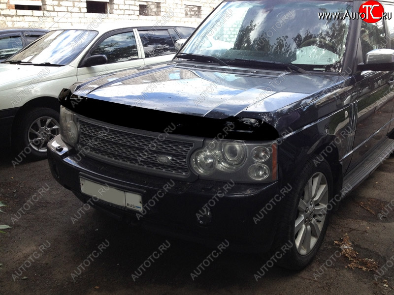5 079 р. Дефлектор капота SIM  Land Rover Range Rover  3 L322 (2002-2012) дорестайлинг, рестайлинг, 2-ой рестайл  с доставкой в г. Воронеж