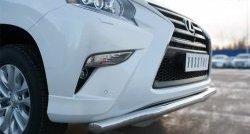 17 999 р. Защита переднего бампера (Ø63 мм волна, нержавейка) SLITKOFF  Lexus GX460  J150 (2013-2022) 1-ый рестайлинг, 2-ой рестайлинг  с доставкой в г. Воронеж. Увеличить фотографию 4