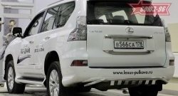 Защита заднего бампера с декоративными элементами (d42) Souz-96 Lexus GX460  J150 (2013-2022) 1-ый рестайлинг, 2-ой рестайлинг