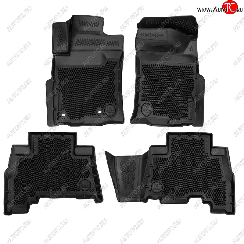 6 599 р. Коврики салона DELFORM ❞EVA 3D Premium❝ (термоэластопласт/ТЭП) Lexus GX460 J150 дорестайлинг (2009-2013)  с доставкой в г. Воронеж