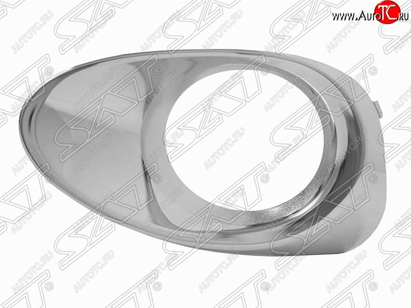 1 199 р. Левая оправа противотуманной фары SAT (хром ободок)  Lexus RX350  AL10 (2012-2015) рестайлинг  с доставкой в г. Воронеж