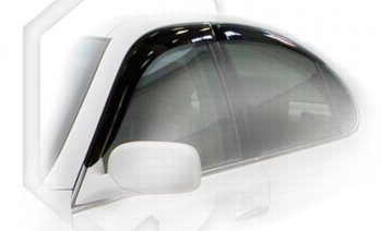 Дефлектора окон CA-Plastiс Lexus ES300  XV30 (2001-2003) дорестайлинг (Classic полупрозрачный, Без хром.молдинга)