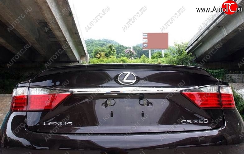 2 049 р. Лип спойлер АВТОКРАТ Lexus ES300h XV60 дорестайлинг (2012-2015) (Неокрашенный)  с доставкой в г. Воронеж