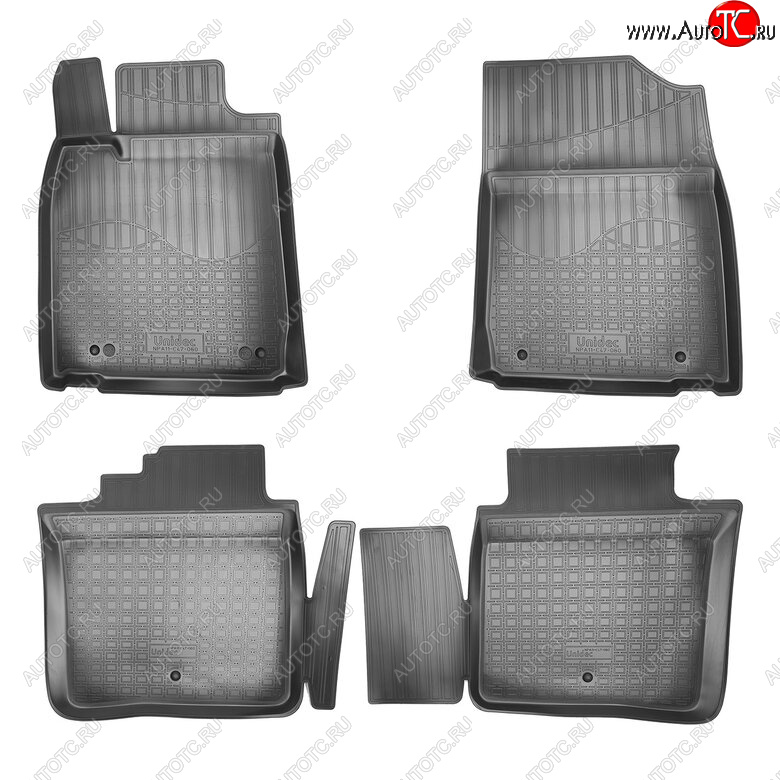 3 199 р. Комплект ковриков в салон Norplast Unidec  Lexus ES250  XV60 - ES300h  XV60 (Цвет: черный)  с доставкой в г. Воронеж