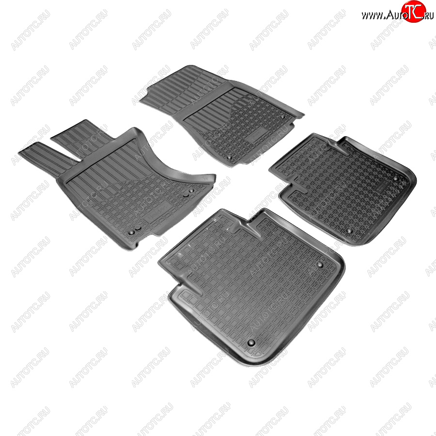 3 589 р. Комплект ковриков в салон Norplast Unidec (задний привод)  Lexus GS250  L10 - GS450H  L10 (Цвет: черный)  с доставкой в г. Воронеж