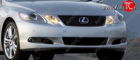 12 699 р. Передний бампер Polcar (с отверстиями под парктроник) Lexus GS300 S190 рестайлинг (2007-2012) (Неокрашенный)  с доставкой в г. Воронеж