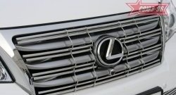 9 649 р. Декоративный элемент решетки радиатора Souz-96 (d10) Lexus GX460 J150 дорестайлинг (2009-2013)  с доставкой в г. Воронеж. Увеличить фотографию 1