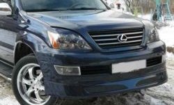 1 499 р. Реснички на фары CT Lexus GX460 J150 дорестайлинг (2009-2013) (Неокрашенные)  с доставкой в г. Воронеж. Увеличить фотографию 2