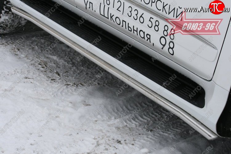 15 929 р. Защита штатных порогов Souz-96 (d42) Lexus GX460 J150 дорестайлинг (2009-2013)  с доставкой в г. Воронеж