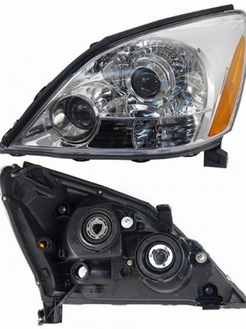 Левая передняя фара SAT Lexus GX470  J120 (2002-2007) дорестайлинг