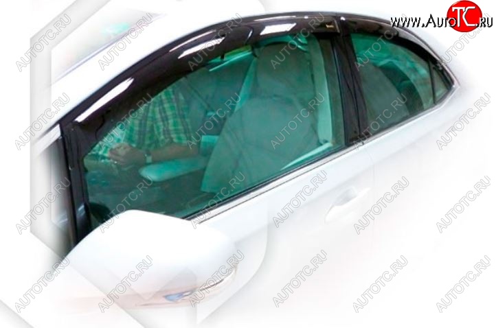 1 999 р. Дефлектора окон CA-Plastiс  Lexus HS250h  F10 (2009-2013) дорестайлинг (Classic полупрозрачный, Без хром.молдинга)  с доставкой в г. Воронеж