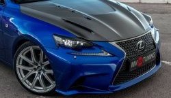 1 299 р. Реснички на фары Tuning-Sport Lexus IS250 XE30 седан дорестайлинг (2013-2016) (Неокрашенные)  с доставкой в г. Воронеж. Увеличить фотографию 9