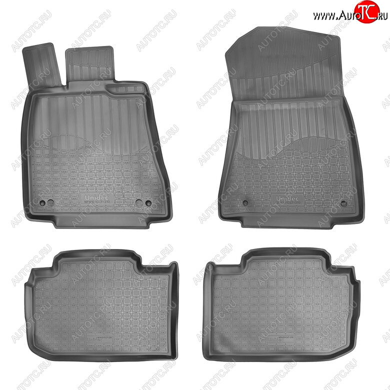 3 589 р. Комплект ковриков в салон Norplast Unidec  Lexus IS250  XE30 седан (2013-2016) дорестайлинг (Цвет: черный)  с доставкой в г. Воронеж