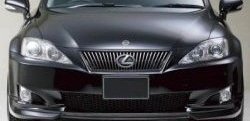 7 999 р. Накладка на передний бампер CT Lexus IS250 XE20 седан дорестайлинг (2005-2013) (Неокрашенная)  с доставкой в г. Воронеж. Увеличить фотографию 2