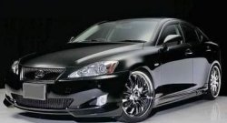 7 999 р. Накладка на передний бампер CT Lexus IS250 XE20 седан дорестайлинг (2005-2013) (Неокрашенная)  с доставкой в г. Воронеж. Увеличить фотографию 3