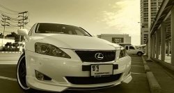 9 299 р. Накладка на передний бампер WALD SPORTS LINE Lexus IS250 XE20 седан дорестайлинг (2005-2013) (Неокрашенная)  с доставкой в г. Воронеж. Увеличить фотографию 2