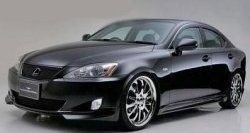 8 599 р. Пороги накладки CT Lexus IS250 XE20 седан дорестайлинг (2005-2013) (Неокрашенные)  с доставкой в г. Воронеж. Увеличить фотографию 2