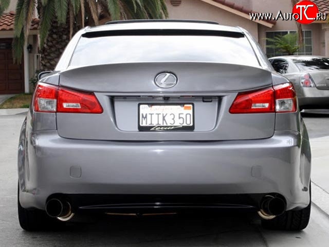 6 649 р. Лип спойлер WALD SPORTS LINE Lexus IS250 XE20 седан дорестайлинг (2005-2013) (Неокрашенный)  с доставкой в г. Воронеж