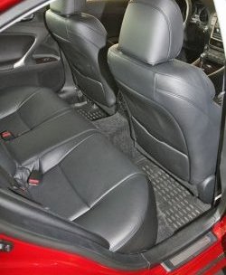 2 999 р. Комплект ковриков в салон (чёрные, полиуретан) Element Lexus IS250 XE20 седан дорестайлинг (2005-2013) (Черные)  с доставкой в г. Воронеж. Увеличить фотографию 4