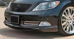 7 999 р. Накладка на передний бампер CT Lexus LS460 XF40 дорестайлинг (2006-2009) (Неокрашенная)  с доставкой в г. Воронеж. Увеличить фотографию 2