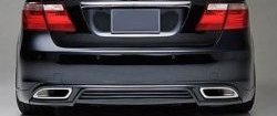7 999 р. Накладка на задний бампер CT Lexus LS460 XF40 дорестайлинг (2006-2009) (Неокрашенная)  с доставкой в г. Воронеж. Увеличить фотографию 2