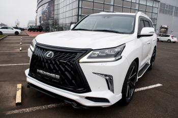 45 999 р. Юбка переднего бампера HEMMES  Lexus LX450d  J200 - LX570  J200 (Неокрашенная)  с доставкой в г. Воронеж. Увеличить фотографию 16