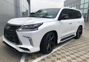 45 999 р. Юбка переднего бампера HEMMES  Lexus LX450d  J200 - LX570  J200 (Неокрашенная)  с доставкой в г. Воронеж. Увеличить фотографию 3