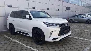 45 999 р. Юбка переднего бампера HEMMES  Lexus LX450d  J200 - LX570  J200 (Неокрашенная)  с доставкой в г. Воронеж. Увеличить фотографию 5