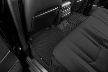 8 449 р. Комплект ковриков салона Kvest Lexus LX450d J200 2-ой рестайлинг (2015-2022) (Черный)  с доставкой в г. Воронеж. Увеличить фотографию 3
