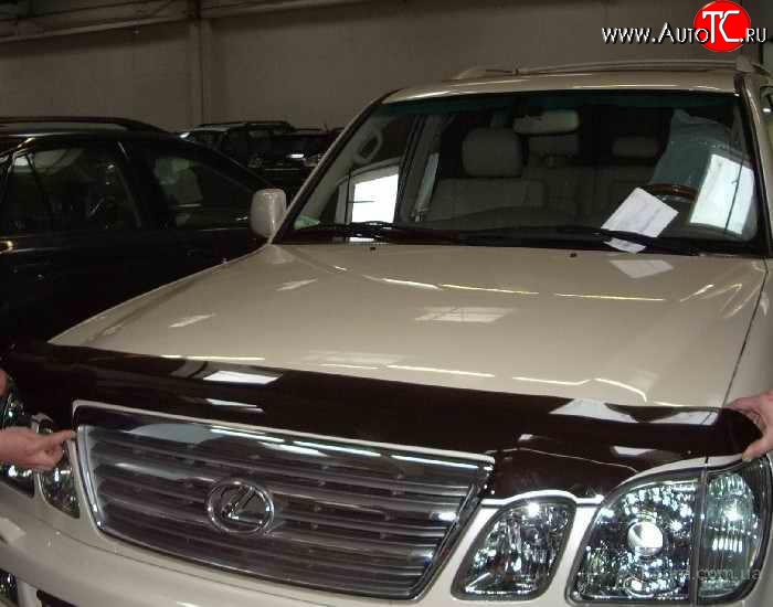 3 689 р. Дефлектор капота NovLine  Lexus LX470  J100 (1998-2002) дорестайлинг  с доставкой в г. Воронеж