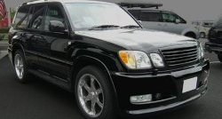 18 749 р. Передний бампер ELFORD Lexus LX470 J100 дорестайлинг (1998-2002) (Неокрашенный)  с доставкой в г. Воронеж. Увеличить фотографию 2