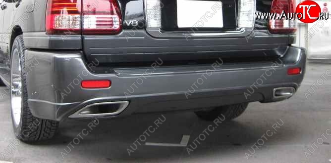 18 749 р. Задний бампер ELFORD Lexus LX470 J100 дорестайлинг (1998-2002) (Неокрашенный)  с доставкой в г. Воронеж