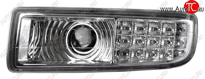 4 099 р. Левая противотуманная фара SAT (Светодиодная) Lexus LX470 J100 дорестайлинг (1998-2002)  с доставкой в г. Воронеж