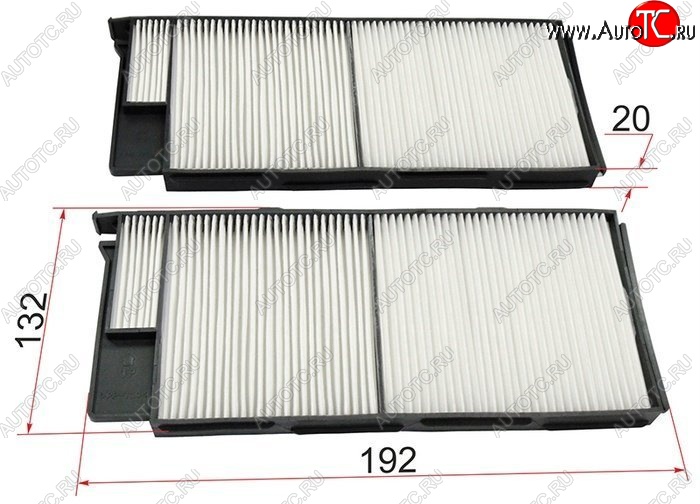 275 р. Фильтр салона SAT (комплект)  Lexus LX470  J100 (1998-2002), Toyota Land Cruiser  100 (1998-2007)  с доставкой в г. Воронеж