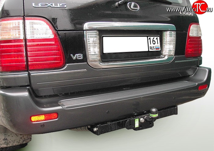 69 999 р. Фаркоп Лидер Плюс (до 1200 кг) Toyota Land Cruiser 100 2-ой рестайлинг (2005-2007) (Без электропакета)  с доставкой в г. Воронеж