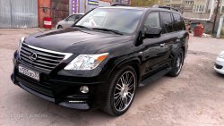 15 349 р. Накладки на колёсные арки JAOS  Lexus LX570  J200 (2007-2012) дорестайлинг (Неокрашенные)  с доставкой в г. Воронеж. Увеличить фотографию 4