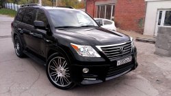 15 349 р. Накладки на колёсные арки JAOS Lexus LX570 J200 дорестайлинг (2007-2012) (Неокрашенные)  с доставкой в г. Воронеж. Увеличить фотографию 1