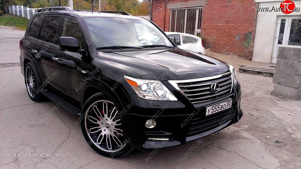 15 349 р. Накладки на колёсные арки JAOS  Lexus LX570  J200 (2007-2012) дорестайлинг (Неокрашенные)  с доставкой в г. Воронеж