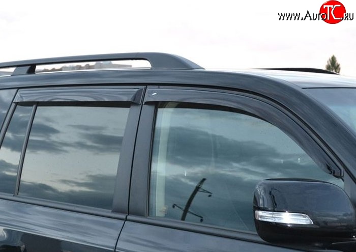 999 р. Комплект дефлекторов окон (ветровиков) 4 шт. Russtal Lexus LX570 J200 дорестайлинг (2007-2012)  с доставкой в г. Воронеж