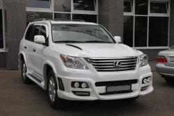 26 249 р. Пластиковый капот PHANTOM Lexus LX570 J200 дорестайлинг (2007-2012) (Неокрашенный)  с доставкой в г. Воронеж. Увеличить фотографию 2