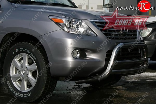 35 549 р. Защита переднего бампера Souz-96 (d76)  Lexus LX570  J200 (2007-2012) дорестайлинг  с доставкой в г. Воронеж