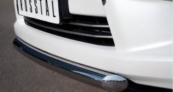 16 749 р. Одинарная защита переднего бампера SLITKOFF диаметром 76 мм Lexus LX570 J200 дорестайлинг (2007-2012)  с доставкой в г. Воронеж. Увеличить фотографию 3