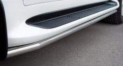 14 999 р. Защита порогов SLITKOFF из круглой трубы диаметром 42 мм (2012-н.в.)  Lexus LX570  J200 (2007-2012) дорестайлинг  с доставкой в г. Воронеж. Увеличить фотографию 2