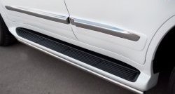 14 999 р. Защита порогов SLITKOFF из круглой трубы диаметром 42 мм (2012-н.в.)  Lexus LX570  J200 (2007-2012) дорестайлинг  с доставкой в г. Воронеж. Увеличить фотографию 3