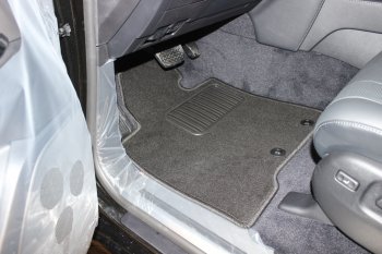 719 р. Коврики в салон Klever Premium (текстиль, 4 шт.)  Lexus LX570  J200 (2015-2022) 2-ой рестайлинг (Черные)  с доставкой в г. Воронеж. Увеличить фотографию 2