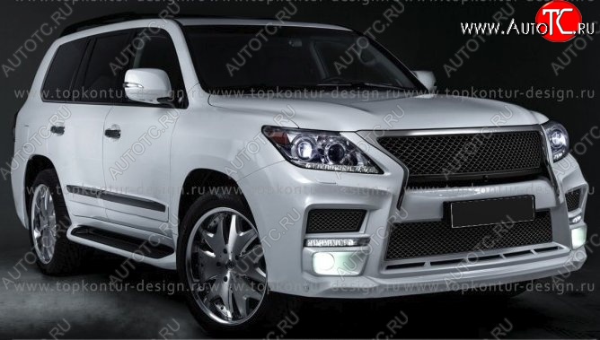 6 199 р. Решётка радиатора TopKontur Design  Lexus LX570  J200 (2012-2015) 1-ый рестайлинг  с доставкой в г. Воронеж