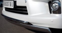 23 999 р. Защита переднего бампера (2 трубыØ75х42 и 42 мм, нержавейка) SLITKOFF  Lexus LX570  J200 (2012-2015) 1-ый рестайлинг  с доставкой в г. Воронеж. Увеличить фотографию 3