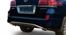 Защита заднего бампера Sport Package - Souz-96 (d42) Lexus LX570  J200 (2012-2015) 1-ый рестайлинг