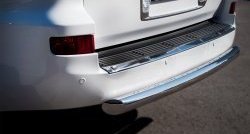16 749 р. Одинарная защита заднего бампера из трубы диаметром 76 мм SLITKOFF Lexus LX570 J200 1-ый рестайлинг (2012-2015)  с доставкой в г. Воронеж. Увеличить фотографию 2