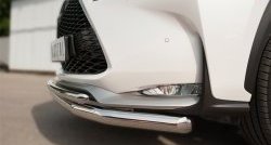 18 699 р. Защита переднего бампера (2 трубыØ63 и 42 мм, нержавейка) SLITKOFF Lexus NX200T Z10 (2014-2017)  с доставкой в г. Воронеж. Увеличить фотографию 3